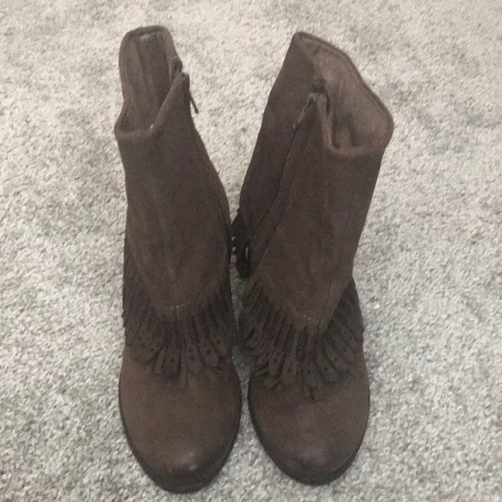 NEW Naughty Monkey Leather Brown Bootie Sz 7.5